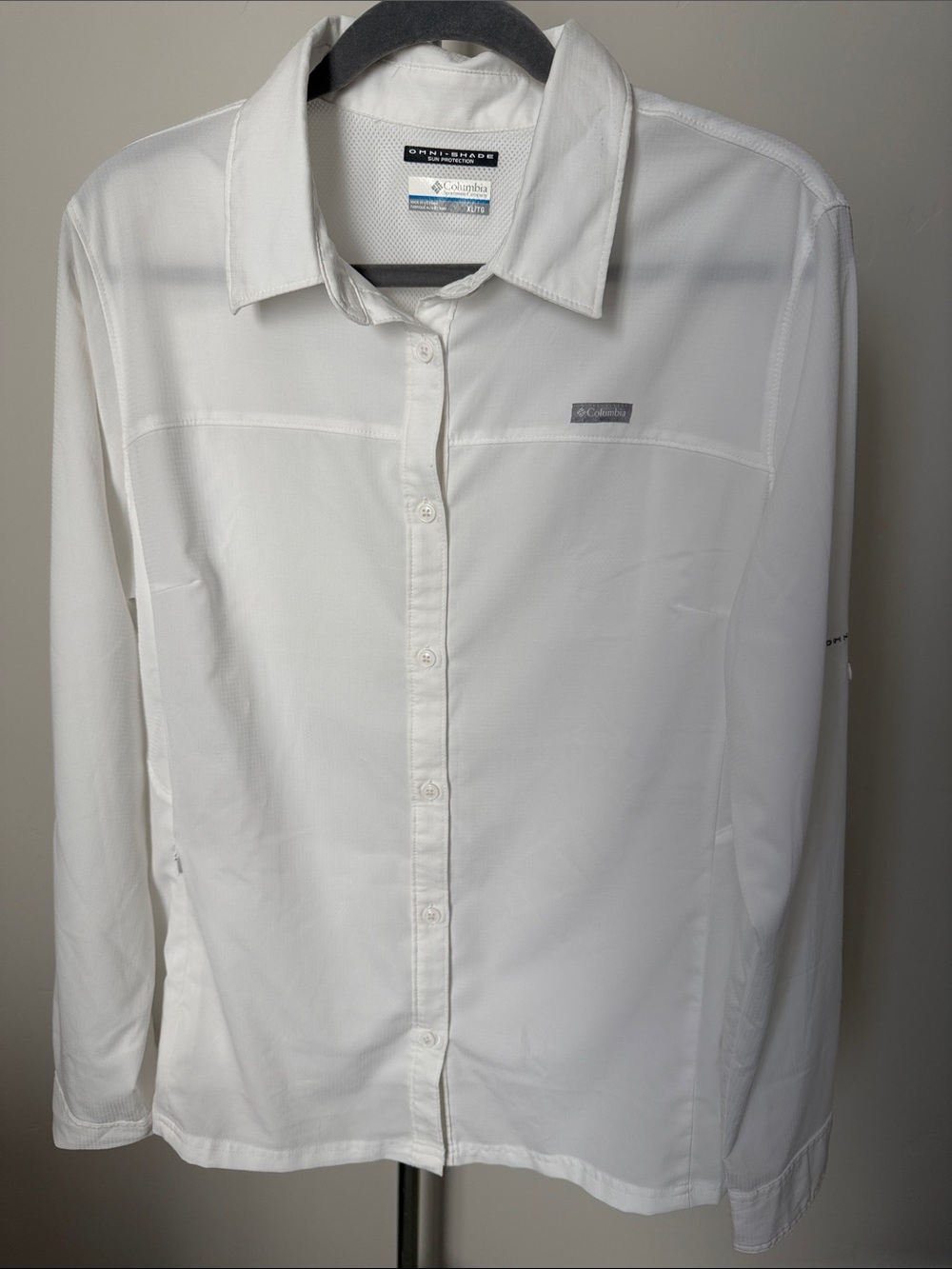 Columbia Omni-Shade sun protection blouse Sz XL